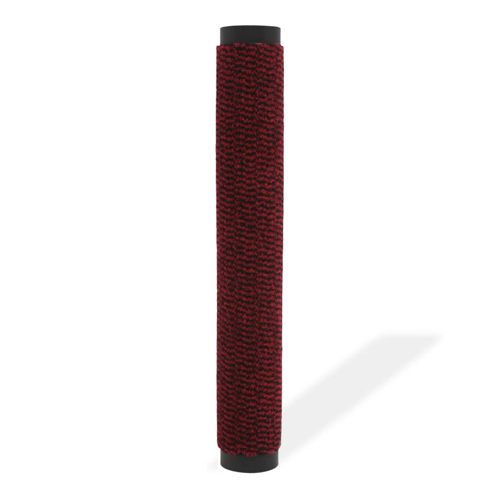 vidaXL Covor de ușă anti-praf, roșu, 60x90 cm, dreptunghiular