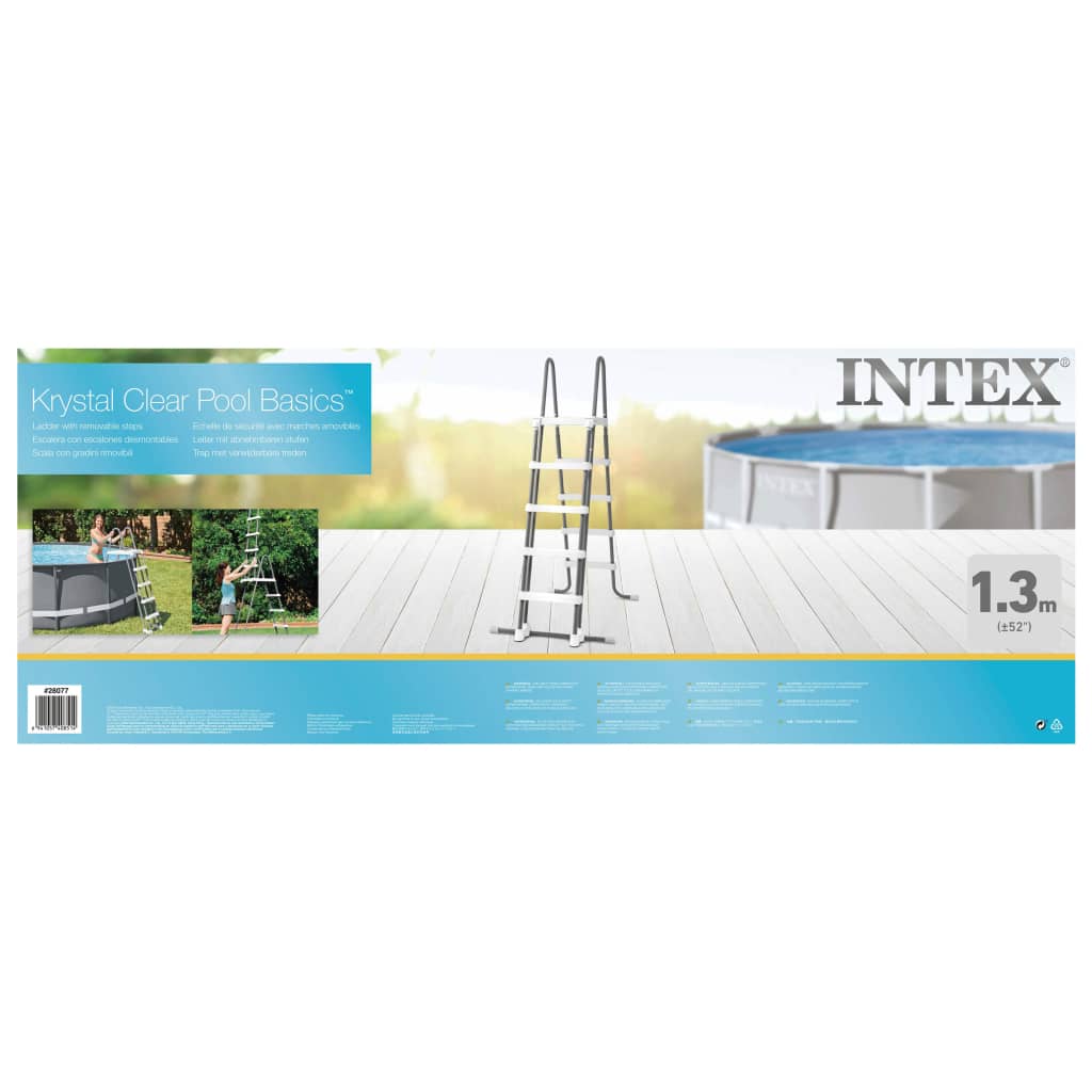 Intex Scară de siguranță pentru piscină în 5 trepte, 132 cm