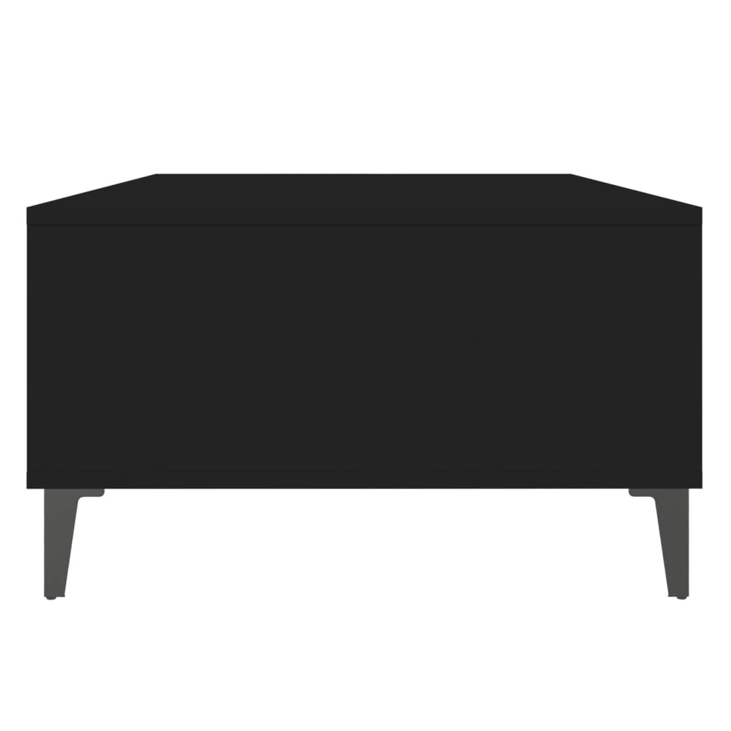 vidaXL Măsuță de cafea, negru, 103,5x60x35 cm, PAL