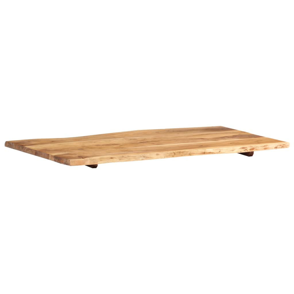 vidaXL Blat de masă, 100x(50-60)x2,5 cm, lemn masiv de acacia