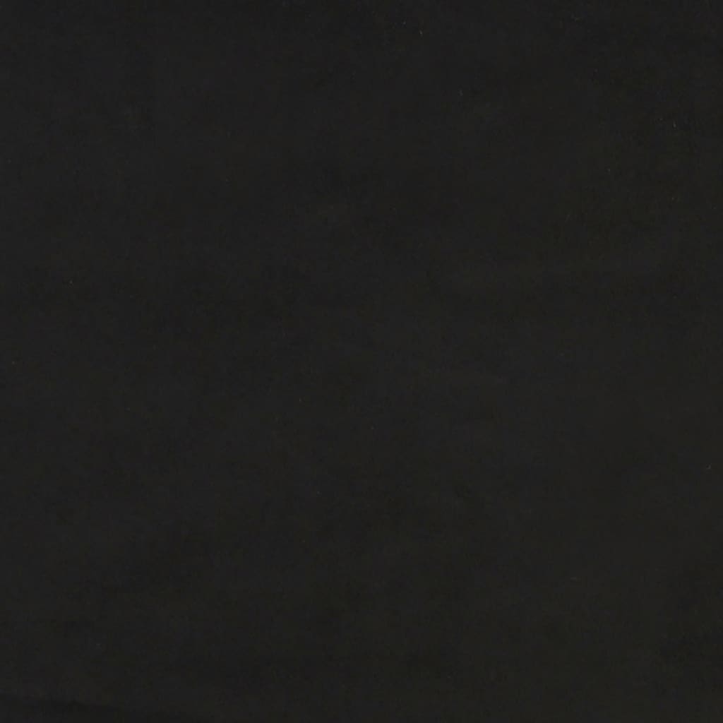 vidaXL Cadru de pat, negru, 140x190 cm, catifea