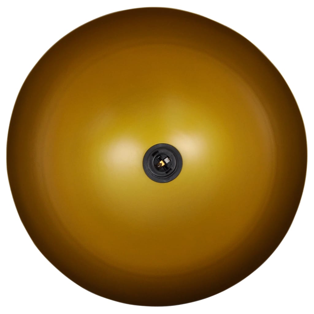 vidaXL Lustră 2 buc, înălțime reglabilă, semisferică, negru