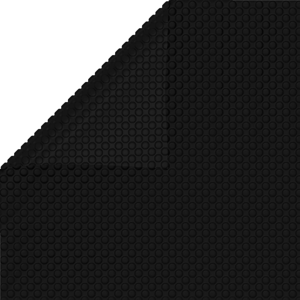 vidaXL Prelată piscină, negru, 732 x 366 cm, PE