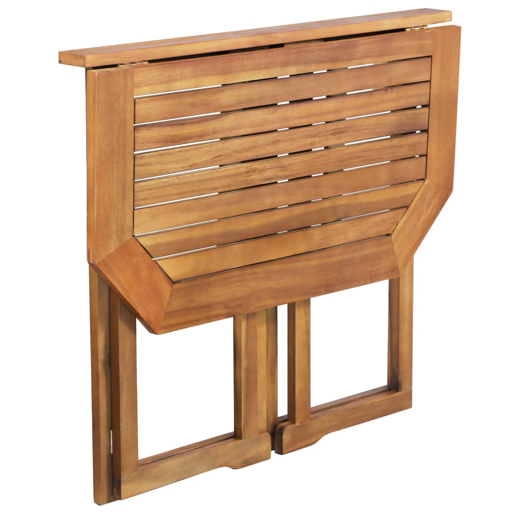 vidaXL Set mobilier bistro, 4 piese, lemn masiv de acacia