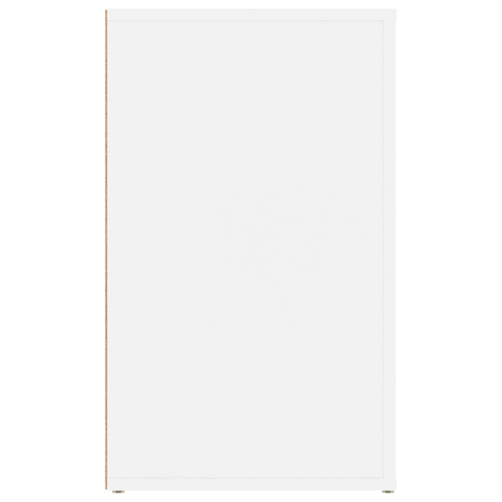vidaXL Noptieră, alb, 50x36x60 cm, lemn compozit