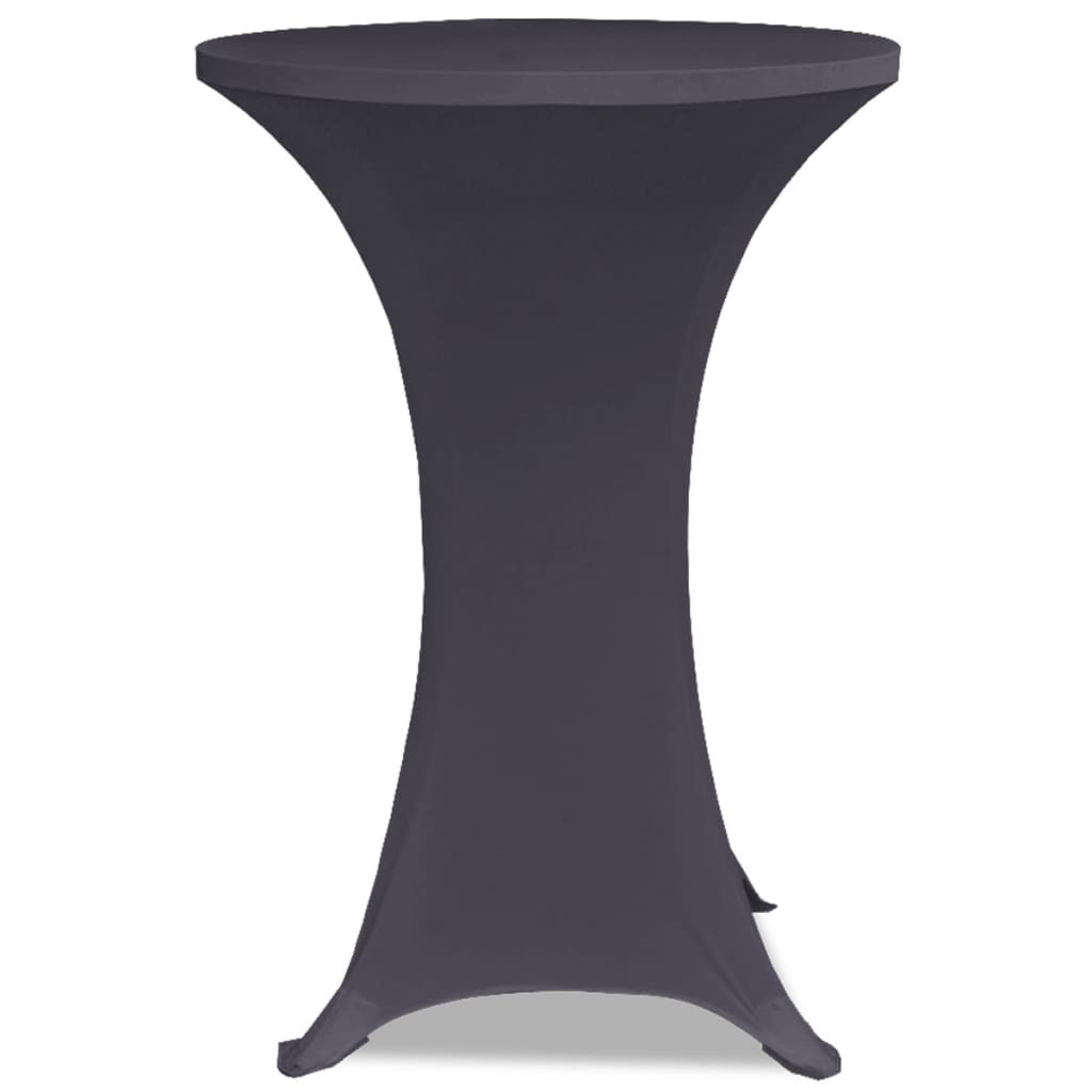 vidaXL Husă elastică pentru masă, 2 buc., antracit, 60 cm