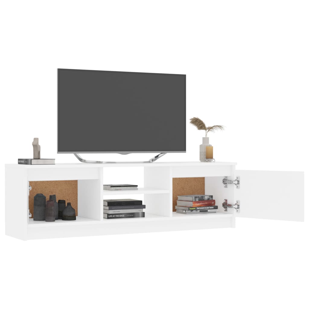 vidaXL Comodă TV, alb, 120 x 30 x 35,5 cm, PAL