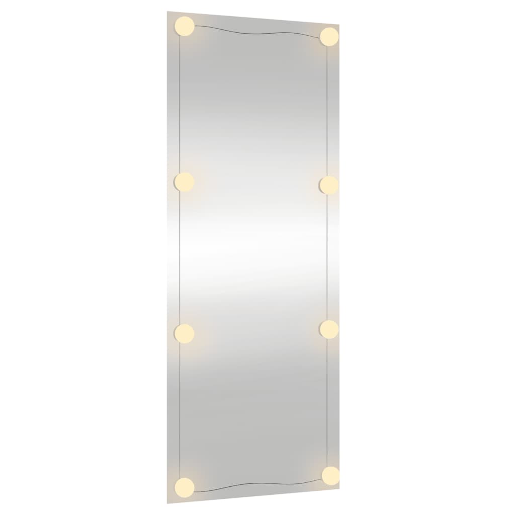 vidaXL Oglindă de perete cu lumini LED 40x100 cm sticlă dreptunghiular