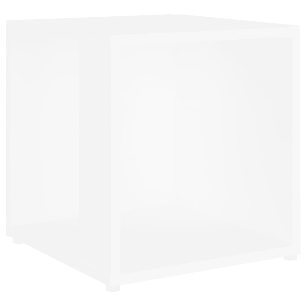 vidaXL Masă laterală, alb, 33x33x34,5 cm, PAL