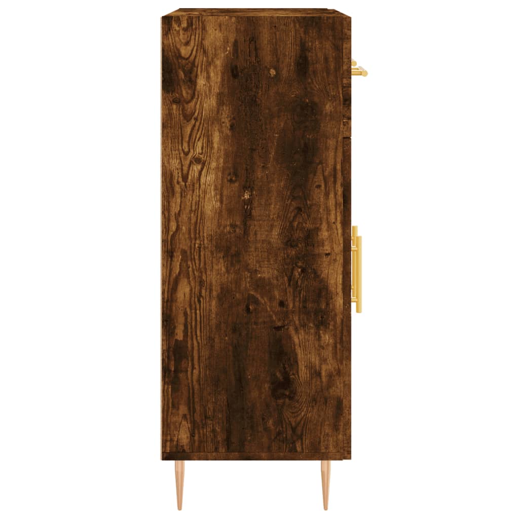 vidaXL Servantă, stejar fumuriu, 69,5x34x90 cm, lemn compozit