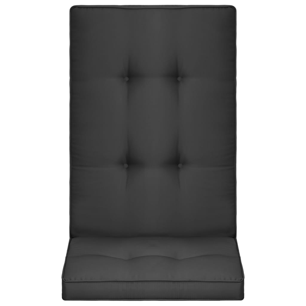 vidaXL Perne scaun de grădină, 2 buc., antracit, 120 x 50 x 5 cm