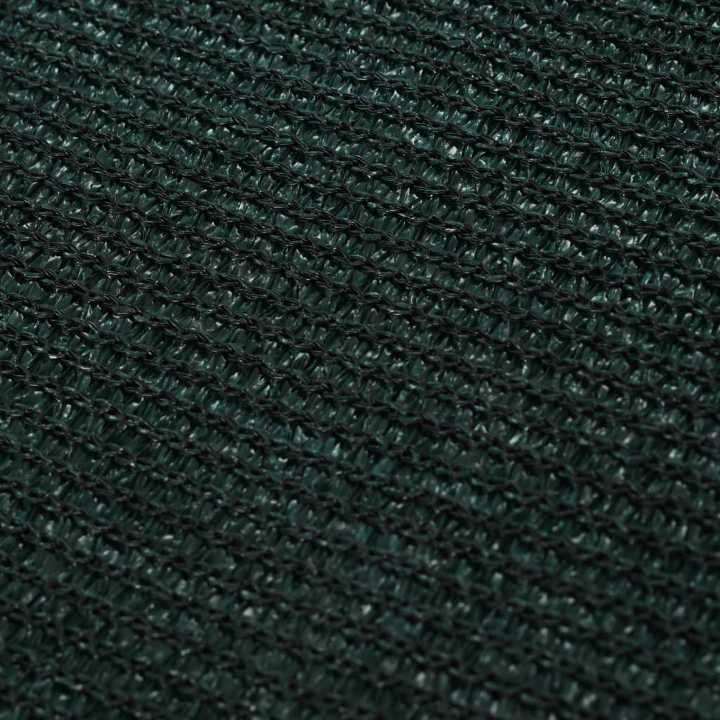 vidaXL Covor pentru cort, verde închis, 400x400 cm, HDPE