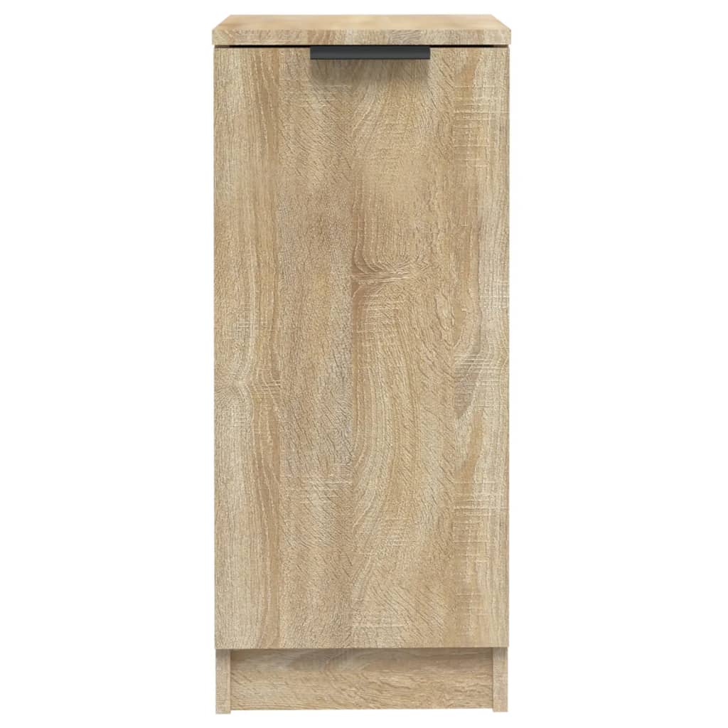 vidaXL Servante, 2 buc., stejar sonoma, 30x30x70 cm, lemn compozit