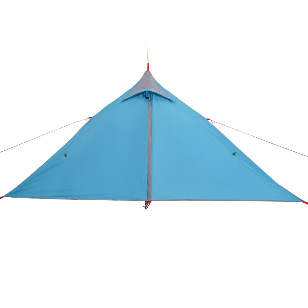 vidaXL Cort de camping pentru 1 persoană, albastru, impermeabil