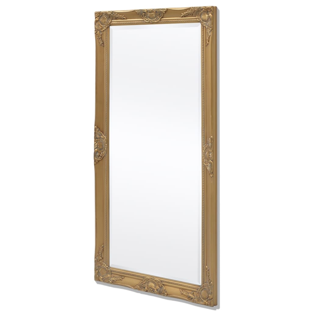 vidaXL Oglindă verticală în stil baroc, 120 x 60 cm, auriu