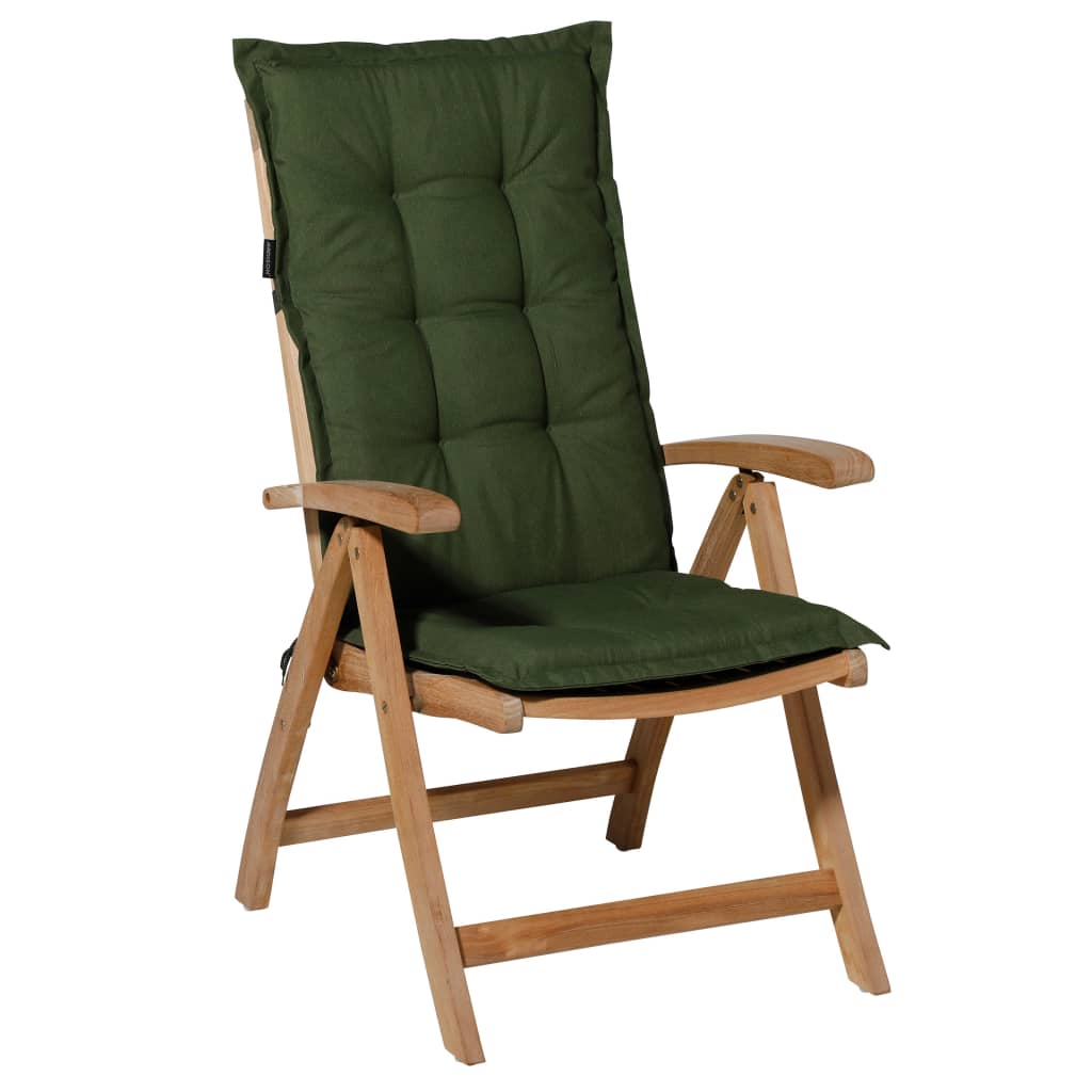 Madison Pernă de scaun spătar înalt Panama, verde, 123x50 cm