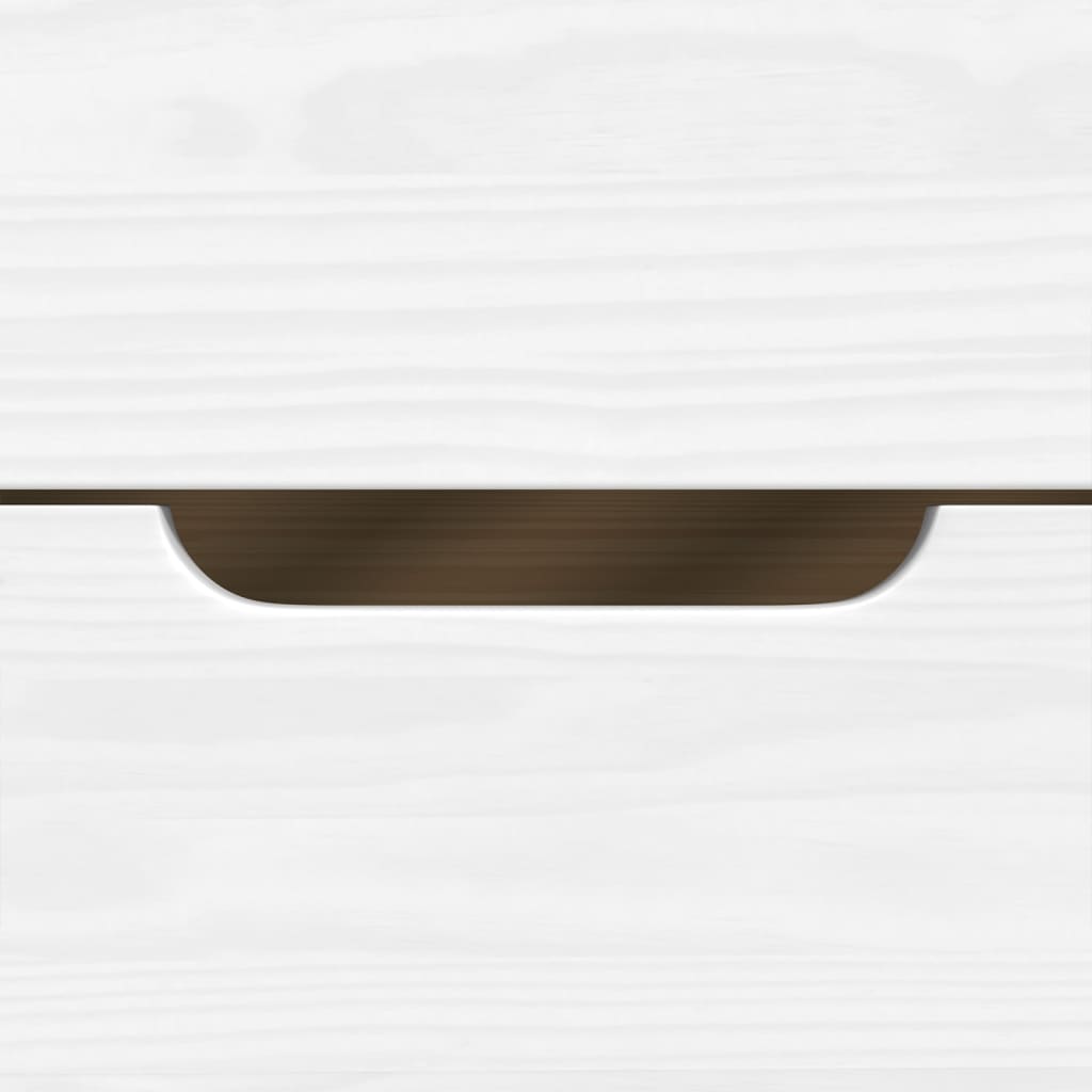 vidaXL Pat de zi cu 2 sertare "IRUN", alb, 90x200 cm, lemn masiv pin