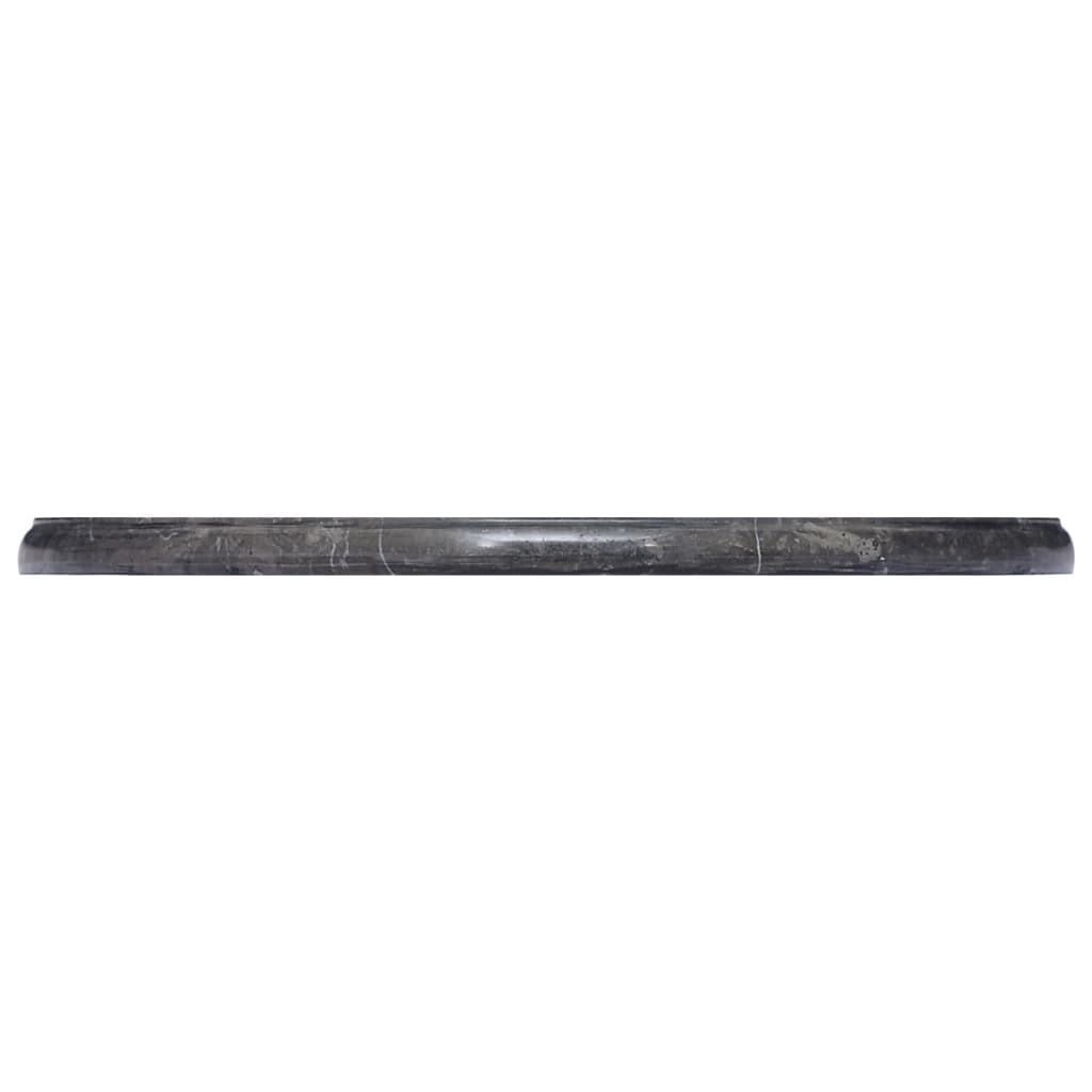 vidaXL Blat de masă, negru, Ø50x2,5 cm, marmură