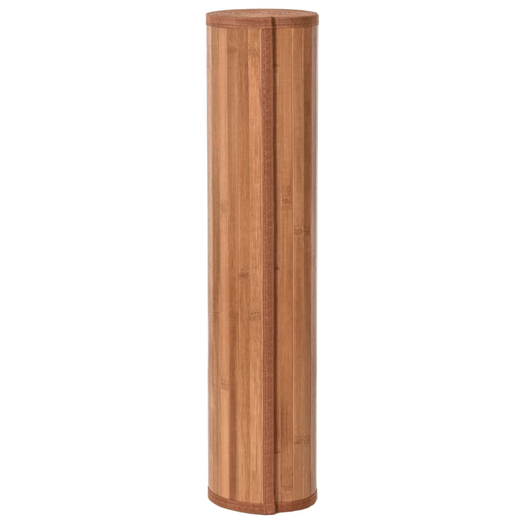 vidaXL Covor dreptunghiular, natural, 100x200 cm, bambus
