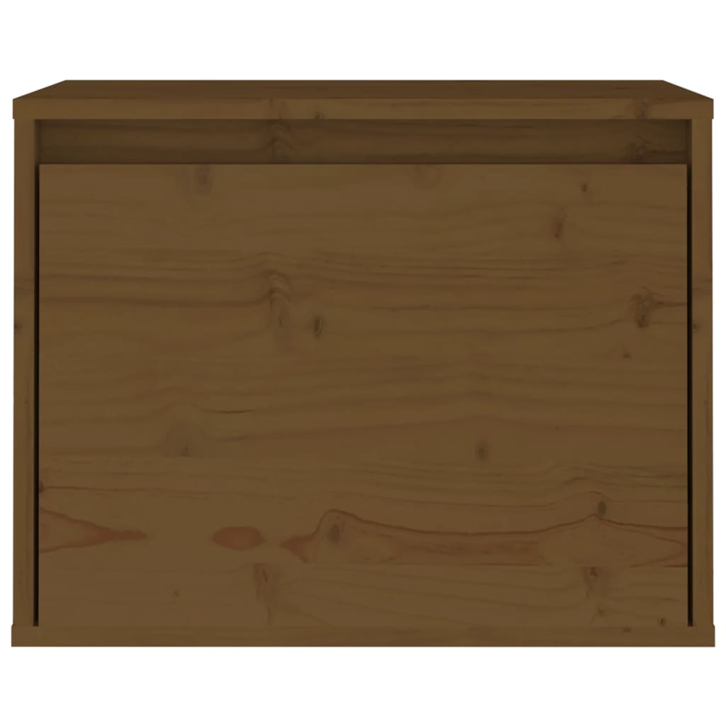 vidaXL Dulap de perete, maro miere, 45x30x35 cm, lemn masiv de pin