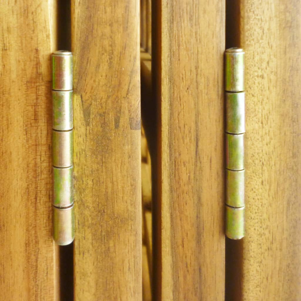 vidaXL Separator cameră cu 4 panouri, nuiele lemn acacia, 160x170 cm