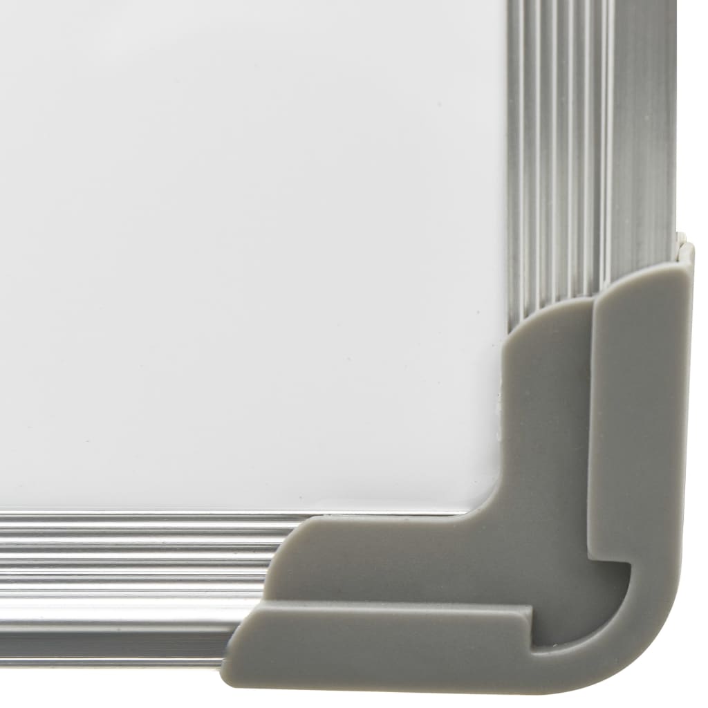 vidaXL Tablă magnetică albă cu ștergere uscată 70x50 cm oțel