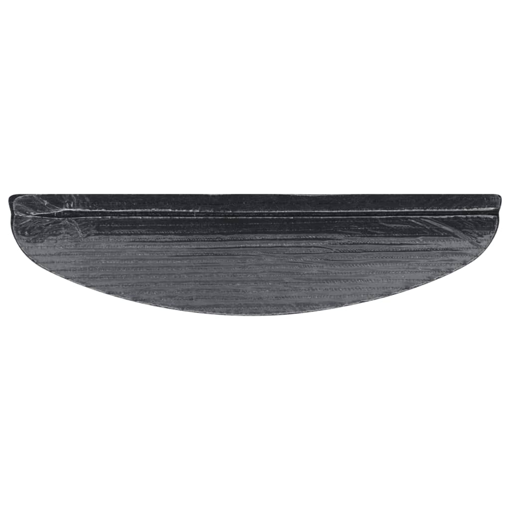 vidaXL Covorașe de scări autoadezive, 10 buc., negru, 65x22,5x3,5 cm