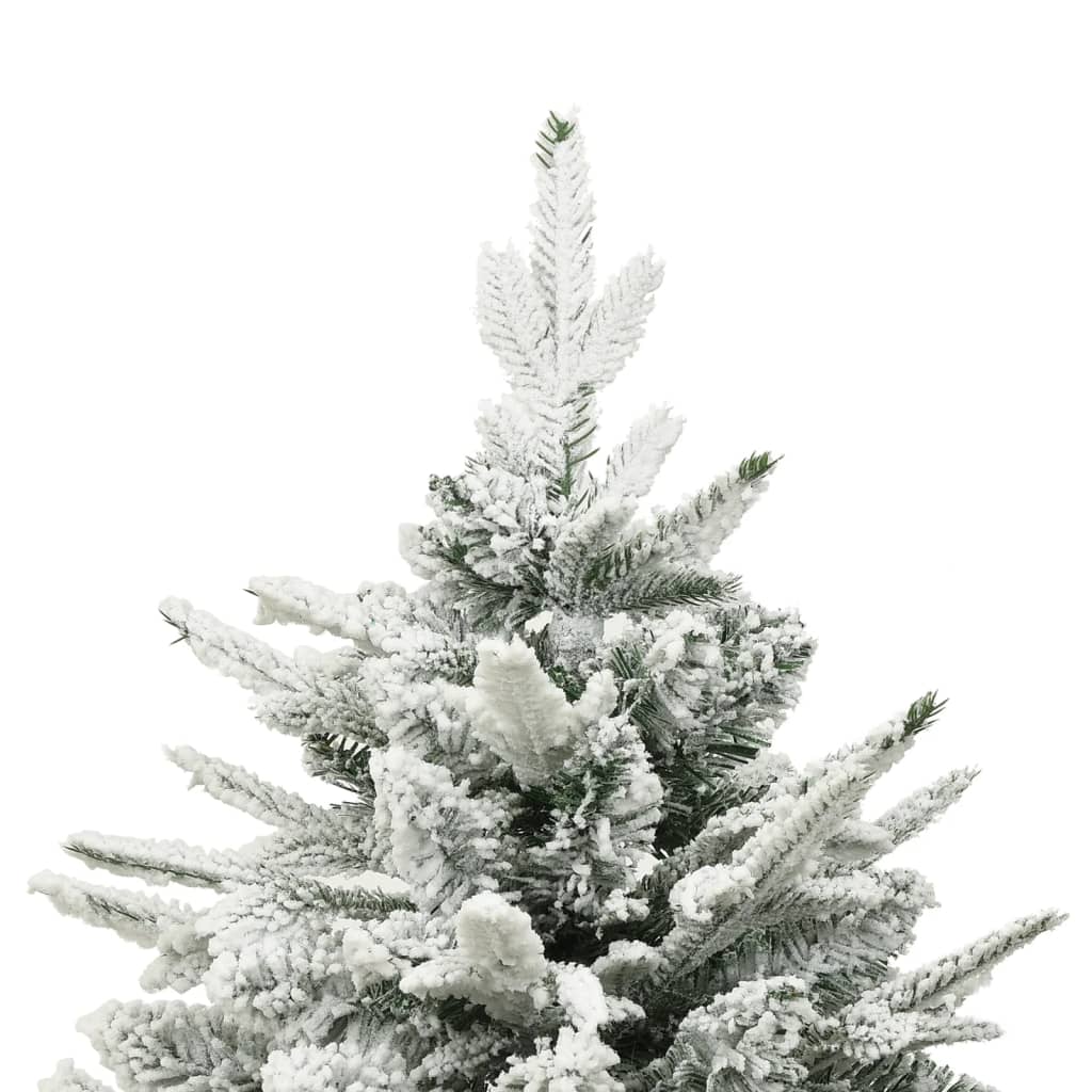 vidaXL Pom de Crăciun artificial cu zăpadă, verde, 240 cm, PVC