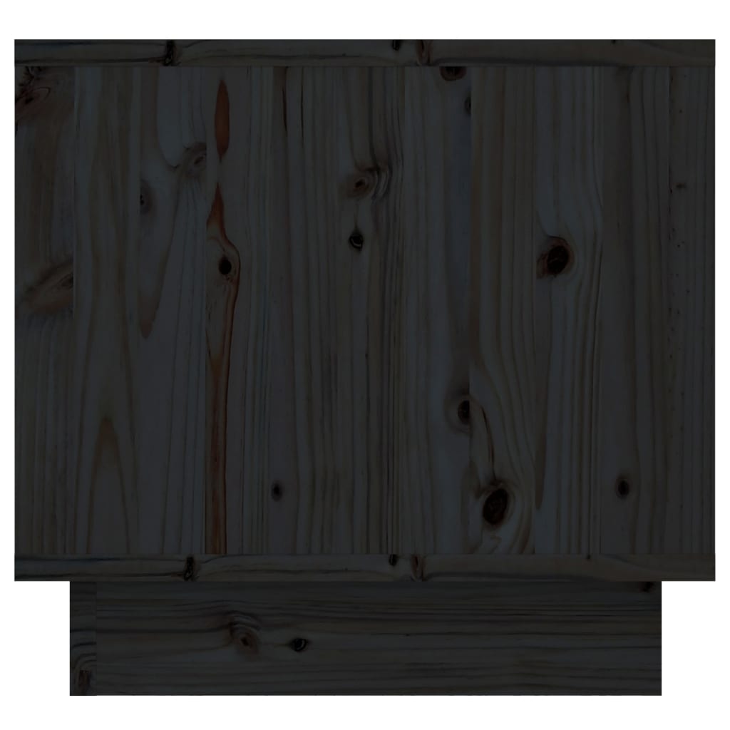vidaXL Noptiere, 2 buc., negru, 35x34x32 cm, lemn masiv de pin