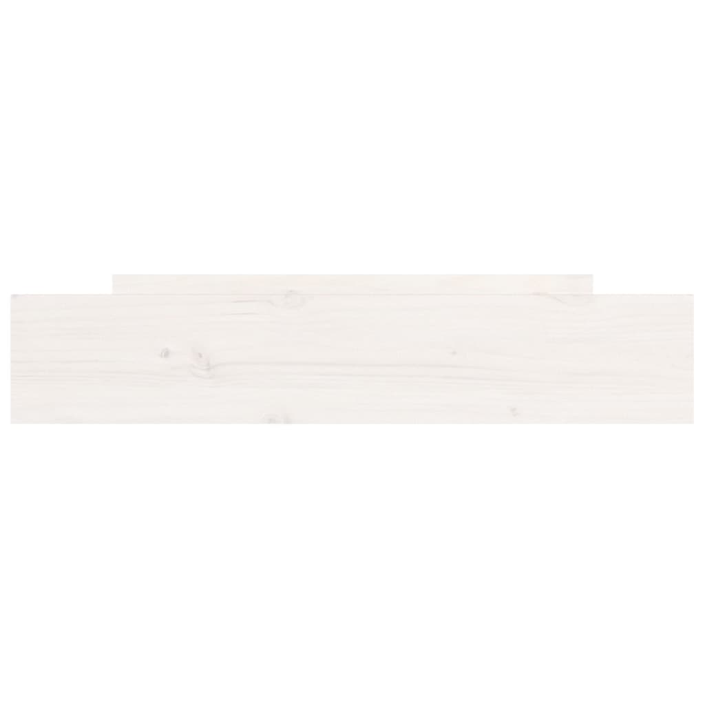 vidaXL Sertare pentru pat, 2 buc., alb, lemn masiv de pin