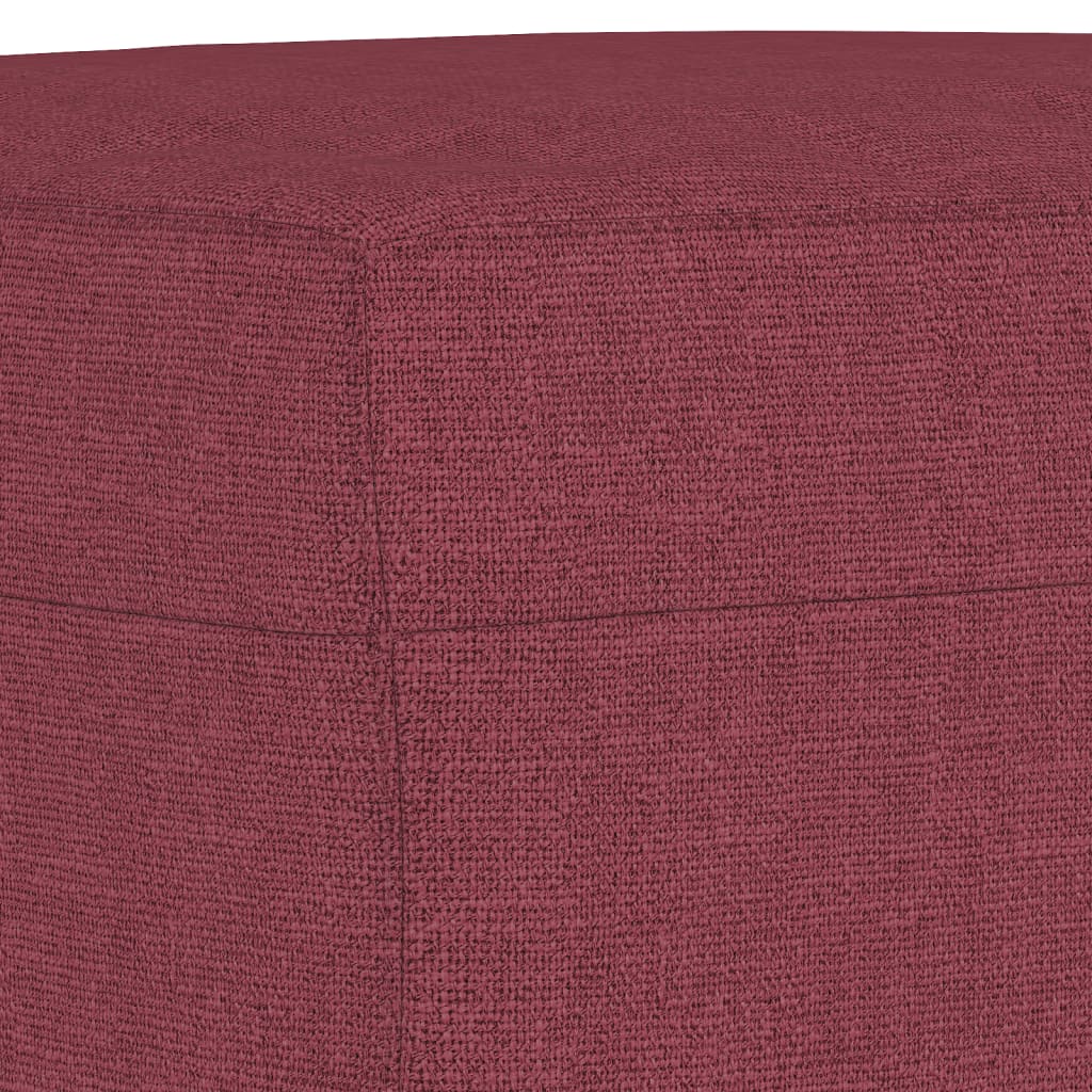 vidaXL Taburet, roșu vin, 60x50x41 cm, material textil