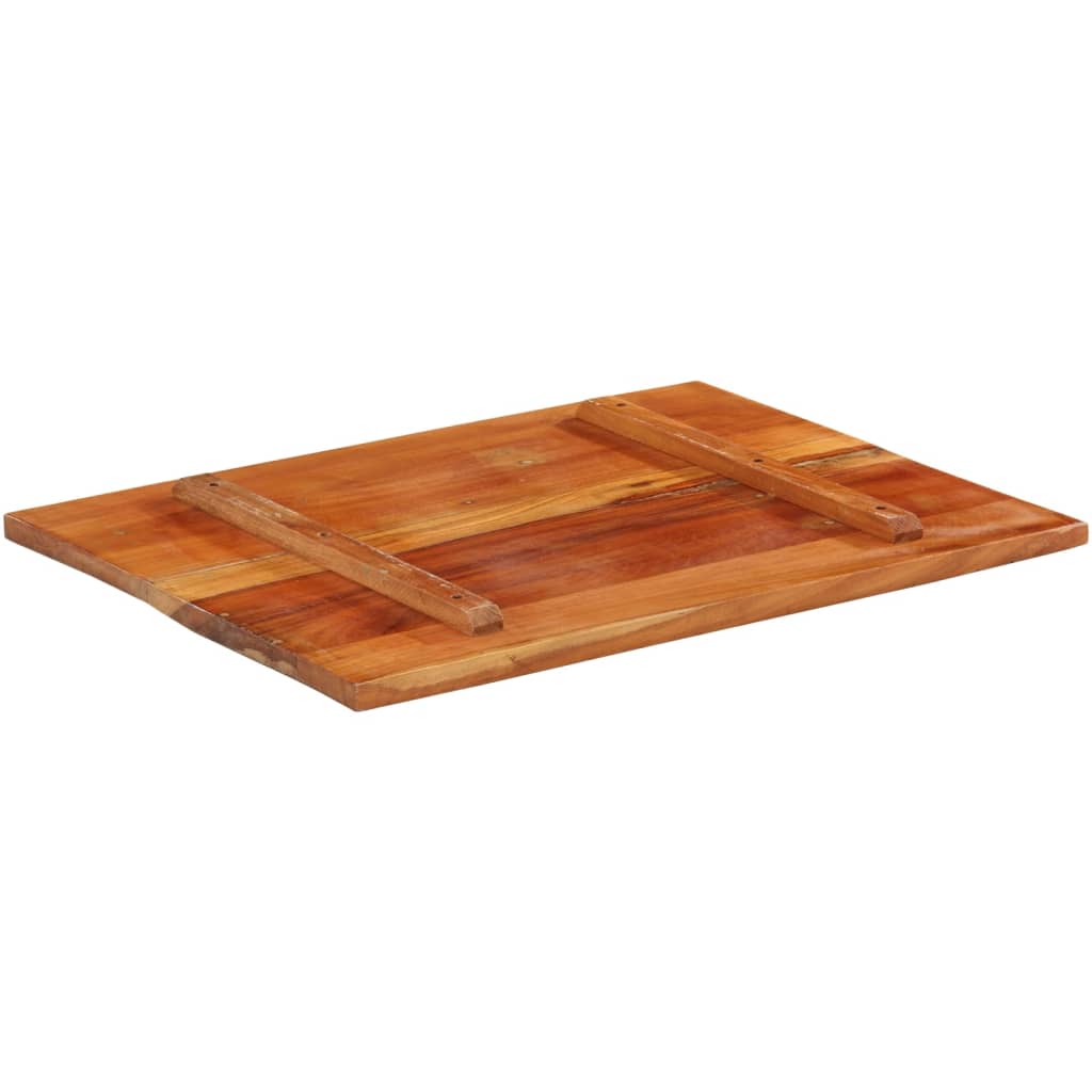 vidaXL Blat masă dreptunghiular 60x80 cm lemn masiv reciclat 25-27 mm