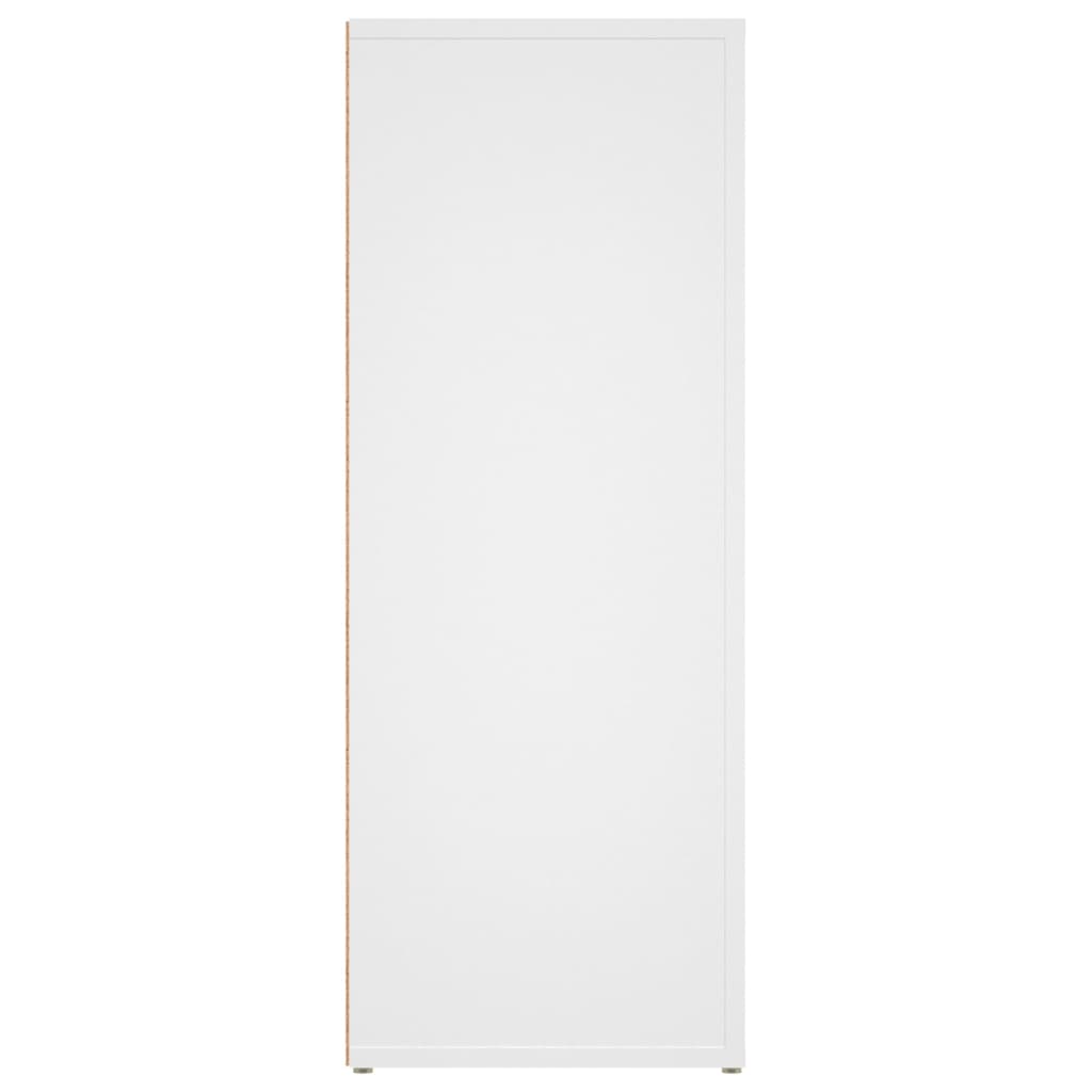 vidaXL Servantă, alb, 80x30x80 cm, lemn prelucrat