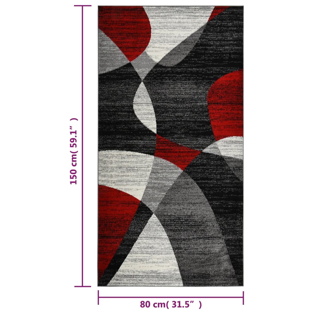 vidaXL Covor de sufragerie, multicolor, 80x150 cm