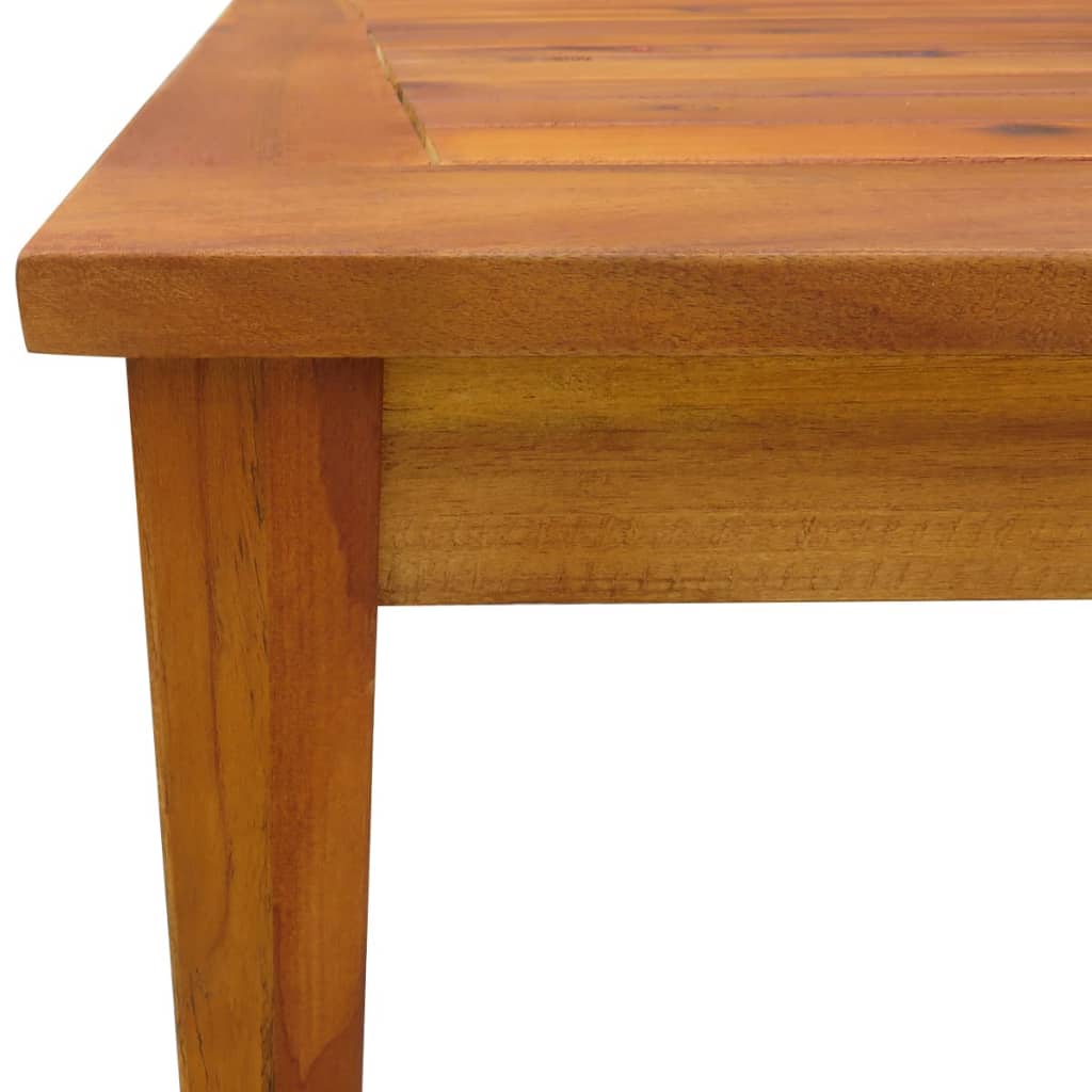 vidaXL Set mobilier de exterior, 9 piese, lemn masiv de acacia