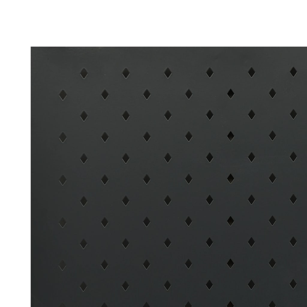 vidaXL Paravan de cameră cu 4 panouri, negru, 160x180 cm, oțel