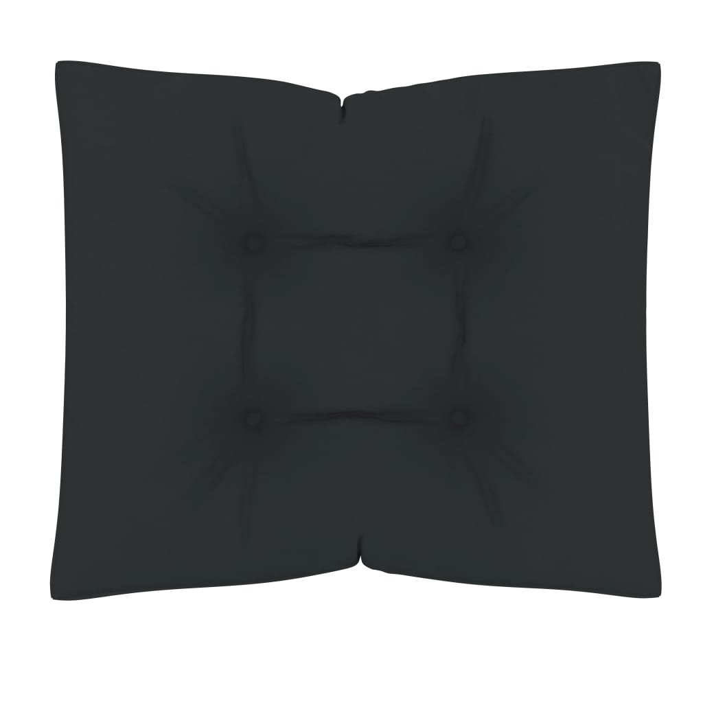 vidaXL Perne de canapea din paleți, 4 buc., antracit, material textil