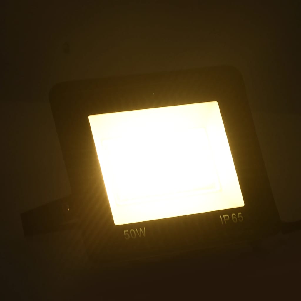vidaXL Proiector cu LED, 50 W, alb cald