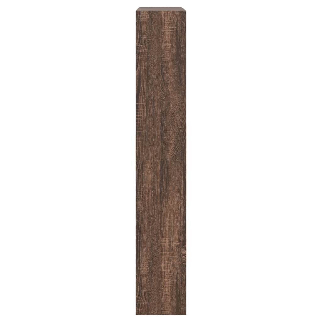 vidaXL Pantofar, stejar maro, 80x21x125,5 cm, lemn compozit