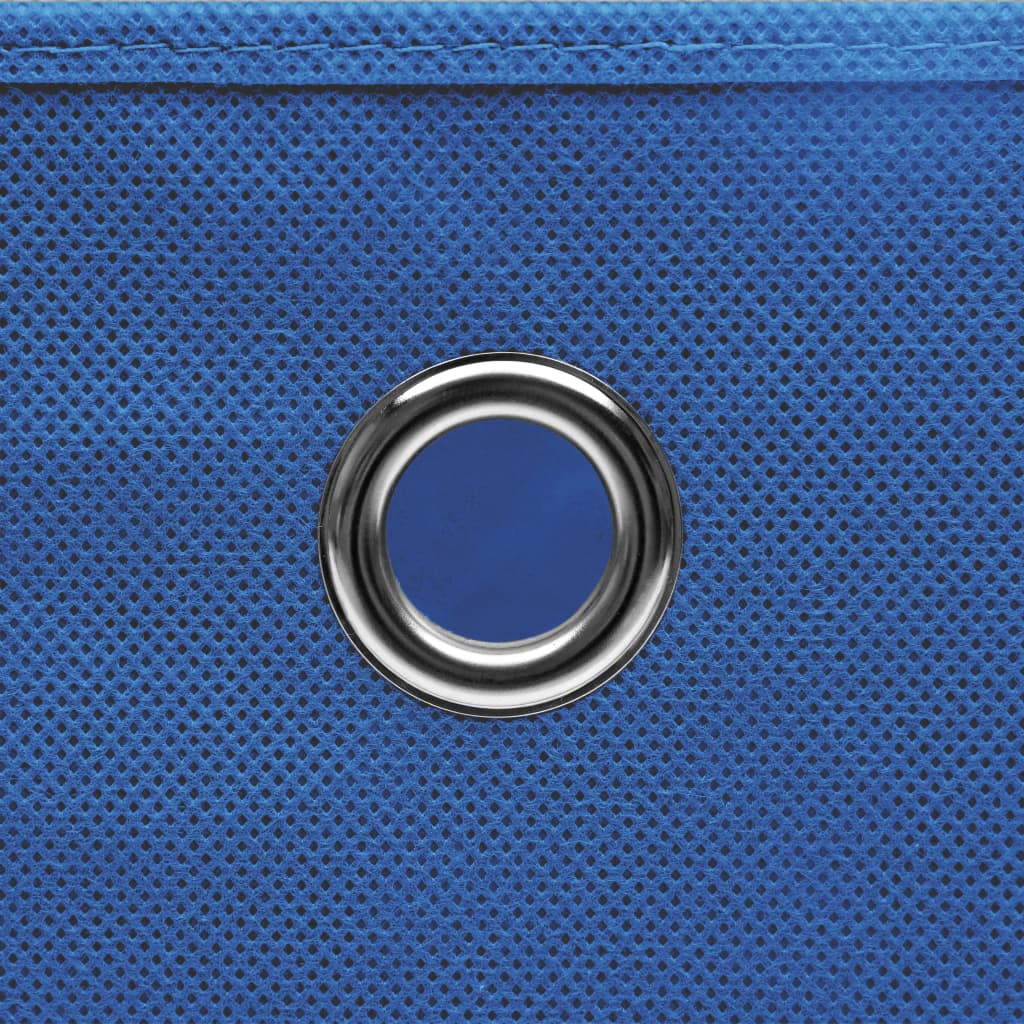 vidaXL Cutii depozitare, 4 buc., albastru, 32x32x32 cm, textil