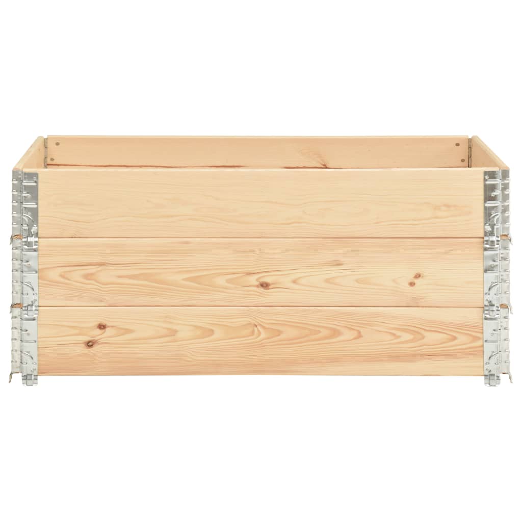 vidaXL Rame pentru paleți, 3 buc., 100 x 150 cm, lemn masiv de pin