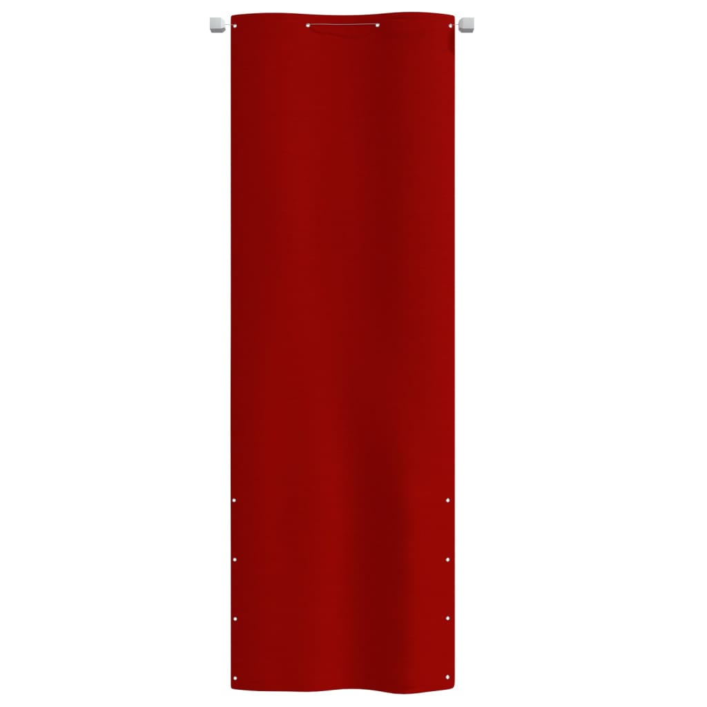 vidaXL Paravan de balcon, roșu, 80 x 240 cm, țesătură oxford