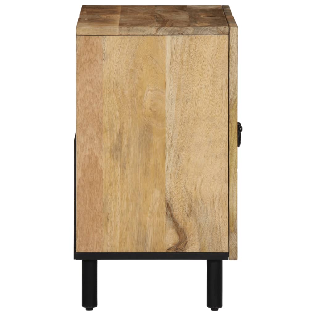 vidaXL Dulap pentru chiuveta de baie, 62x33x58 cm, lemn masiv de mango