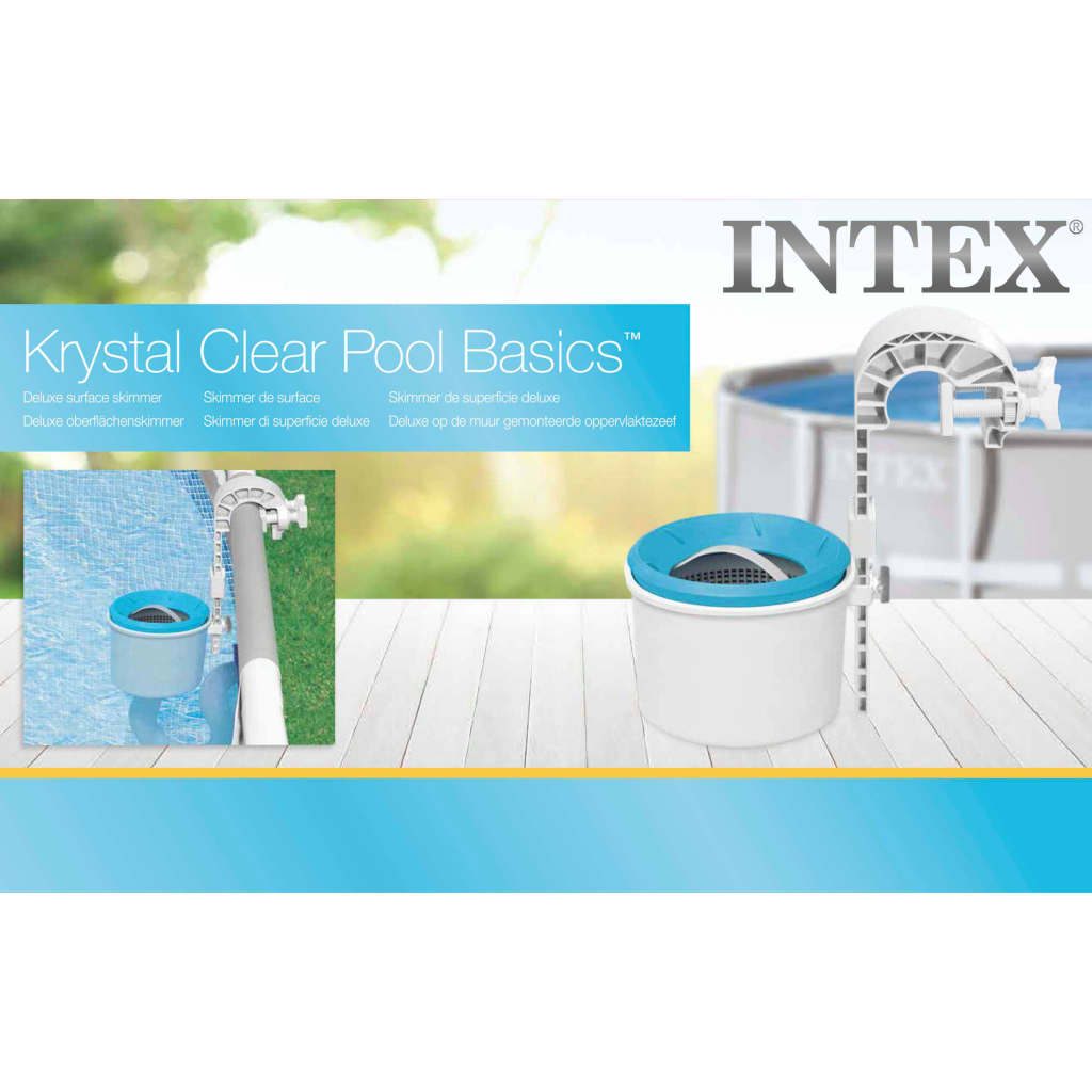 Intex Separator curățare suprafață piscină montat pe perete Deluxe