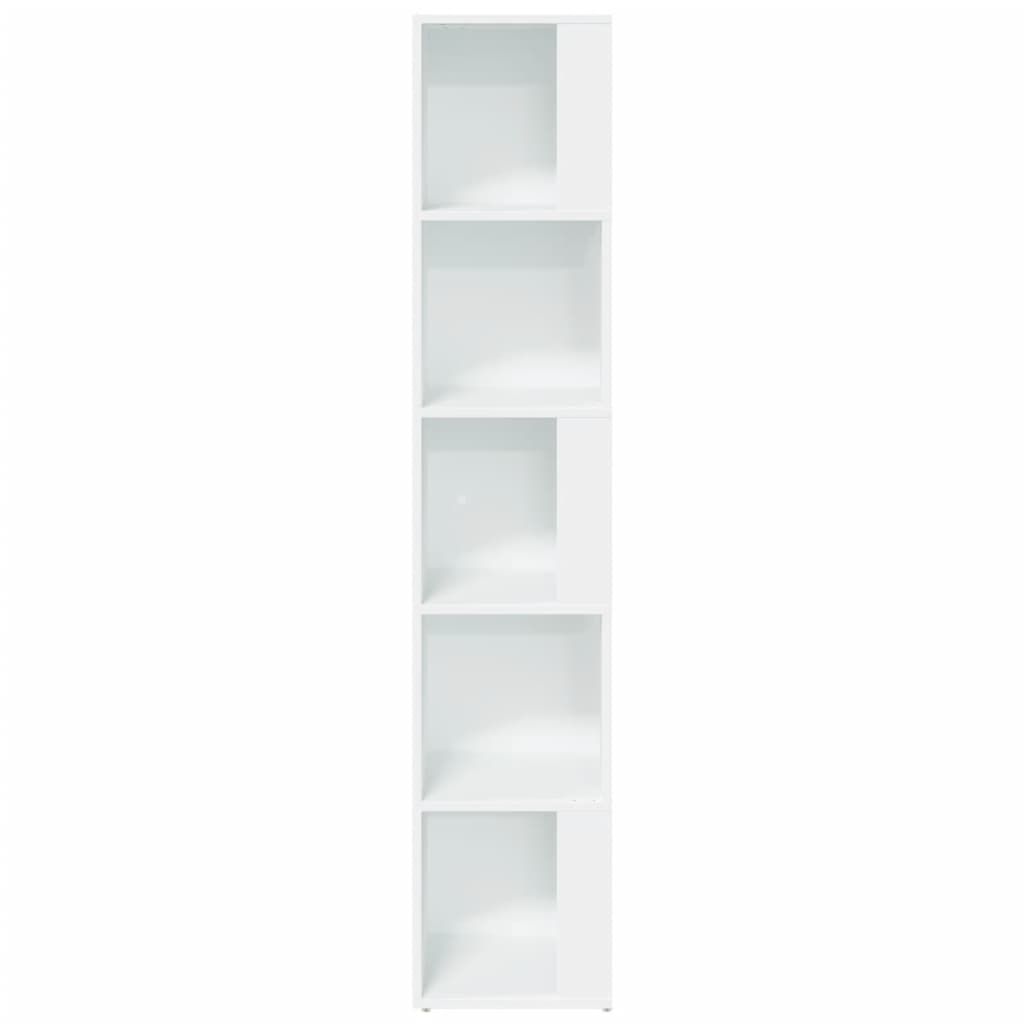 vidaXL Dulap de colț, alb, 33x33x164,5 cm, PAL