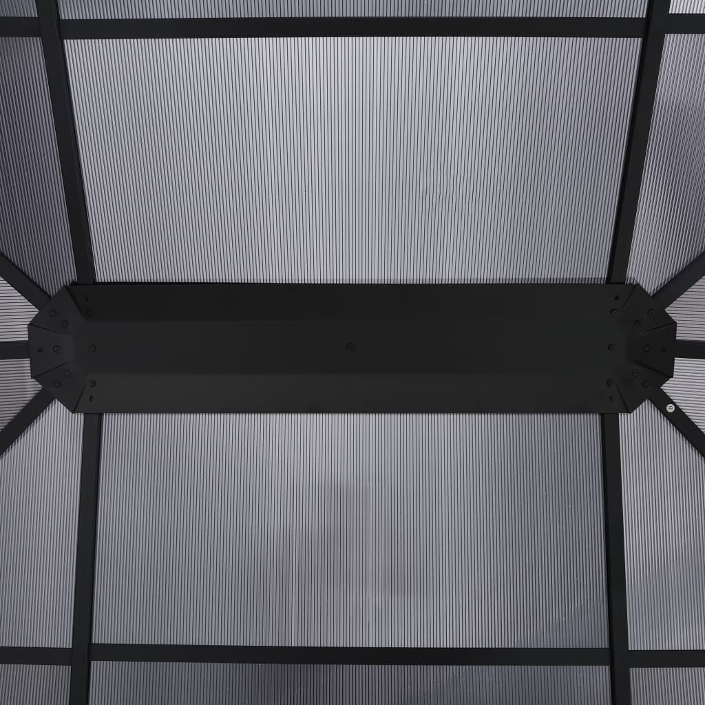 vidaXL Pavilion cu perdele, antracit, 400 x 300 x 265 cm