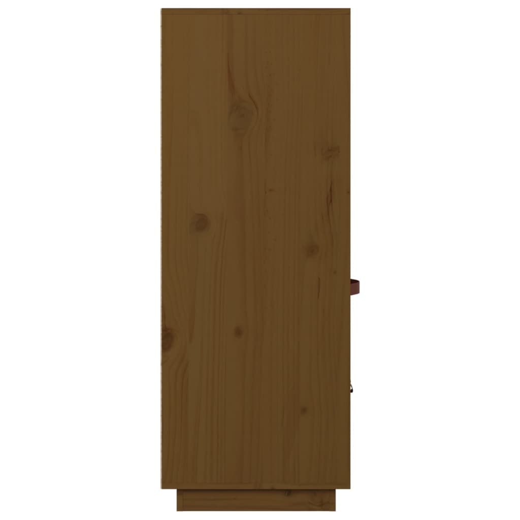 vidaXL Dulap înalt, maro miere, 67x40x108,5 cm, lemn masiv de pin