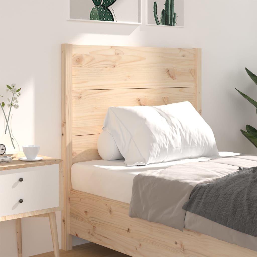 vidaXL Tăblie de pat, 81x4x100 cm, lemn masiv de pin