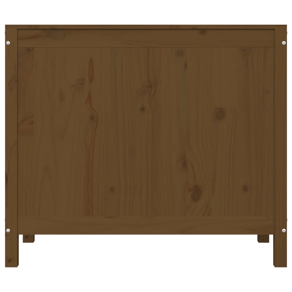 vidaXL Cutie de rufe, maro miere, 88,5x44x76 cm, lemn masiv de pin