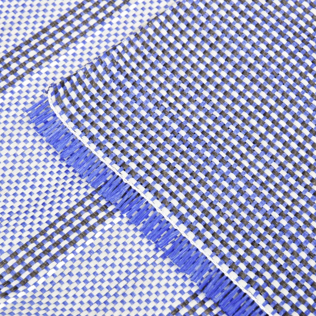 vidaXL Covor pentru cort, albastru, 500x300 cm
